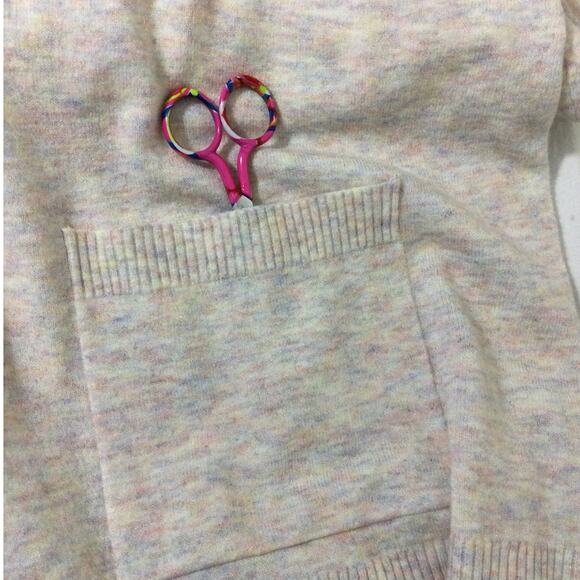 TORRID SZ 2 2X cream oatmeal heather light weight  cardigan sweater NWT B83 - Picture 7 of 7